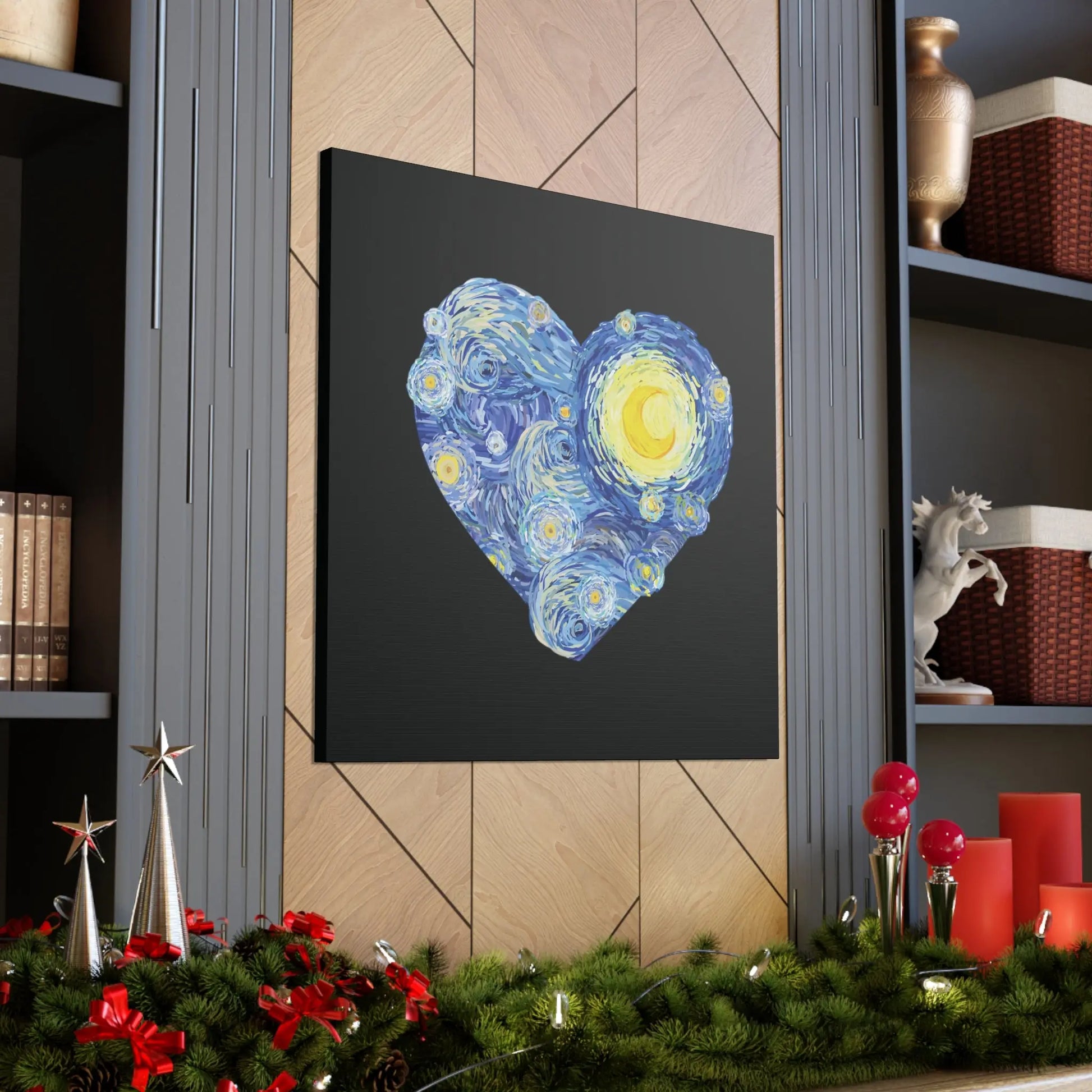 Love House Love Heart Wall Art Van Gogh Paintings Printify