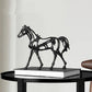 Luxury Horse Ornament Living Room TV Cabinet
