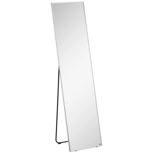 Silver Frame Full Length Mirror Londecor