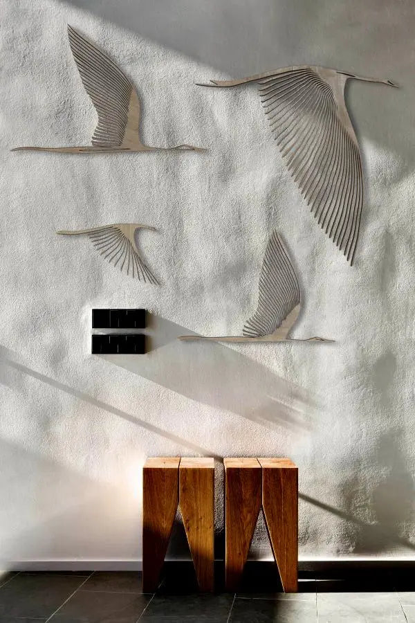 Wooden Bird Panels - Home Decor Londecor