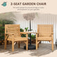 Wooden Garden Love Seat. Londecor