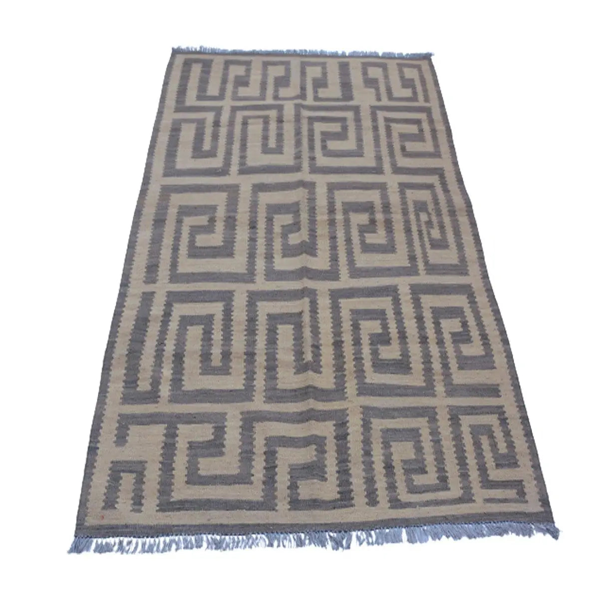 Handwoven Wool Dark Grey Rug - Stylish and Durable Addition to Your Space Londecor