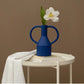 Klein Blue Creative Binaural Ceramic Decorative Vase Ornament Londecor