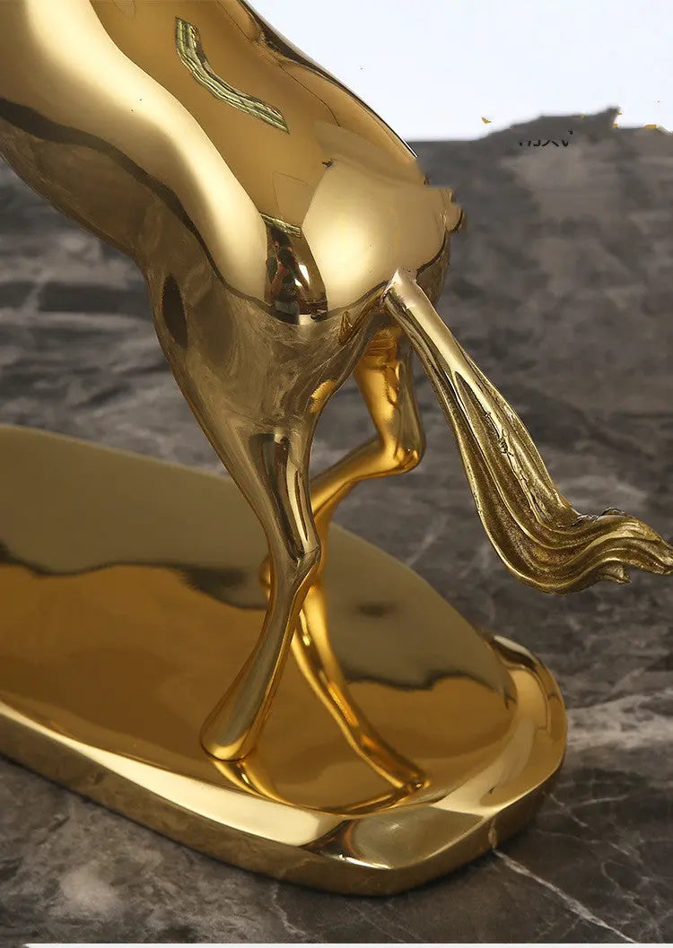 Light Luxury Pure Copper Horse￼ Ornament Londecor