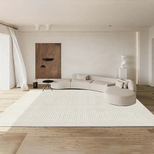 Minimalist Line Thickened Art Carpet Nordic Fluffy Soft Non-slip RUG Londecor