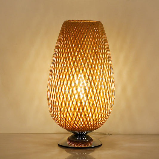 Bamboo Woven Table Lamp Vimost Shop