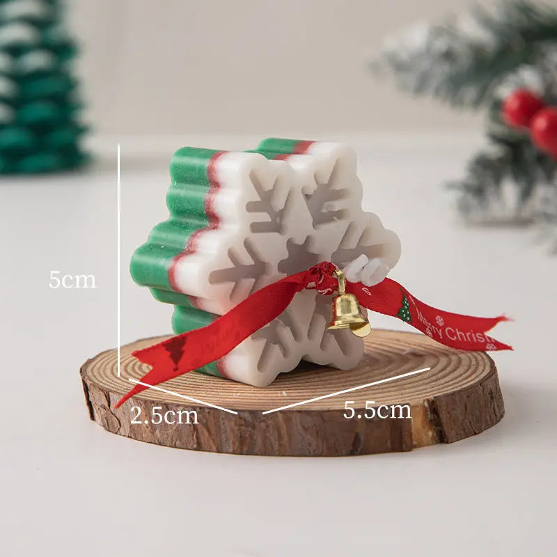 Christmas Gift Snowflake Candle Londecor