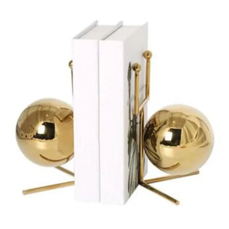 Office Decorative Stainless Steel Bookends Metal Craft Londecor