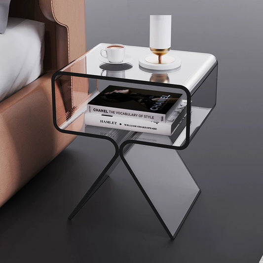 Minimalist Transparent Acrylic Side Table Sofa And Tea Table Londecor