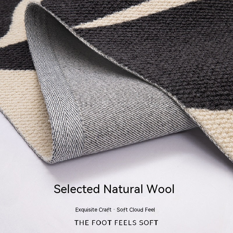 Sophisticated Living Room Wool Carpet