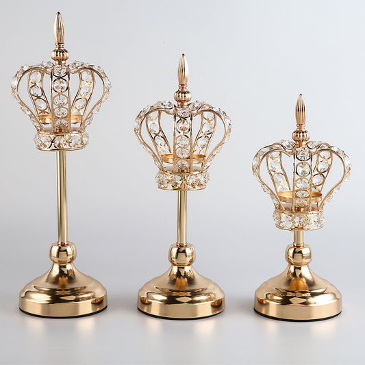 European Style Crown Candle Holder Decoration Home Londecor