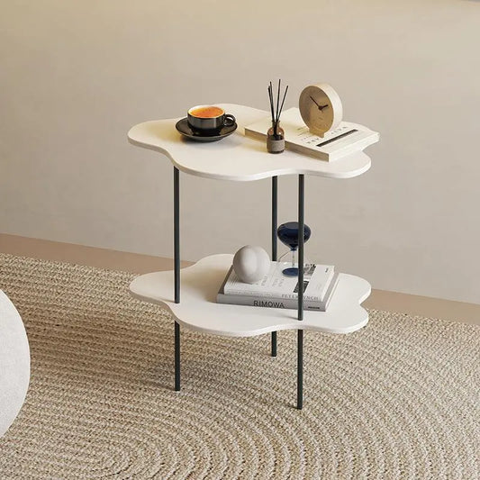 Cloud Side Table Polygonal Shaped Modern Minimalist Shelf - Londecor