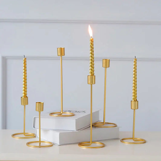 Nordic candlestick gold candlestick Londecor