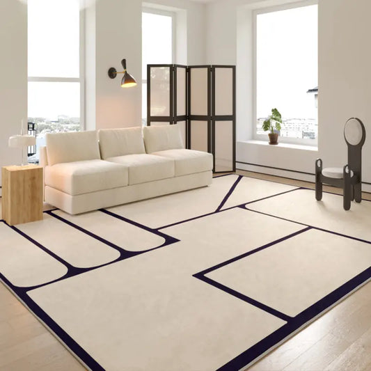 French Living Room Carpet - Modern Light Luxury Elegance Londecor