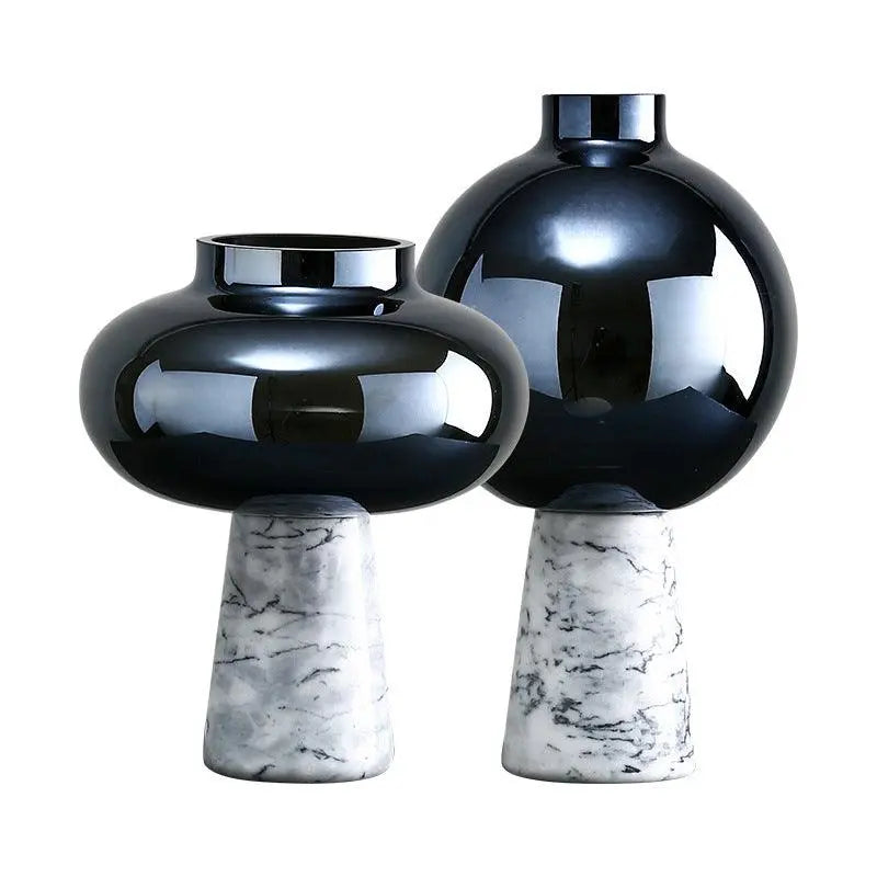 Marble Glass Vase - Londecor
