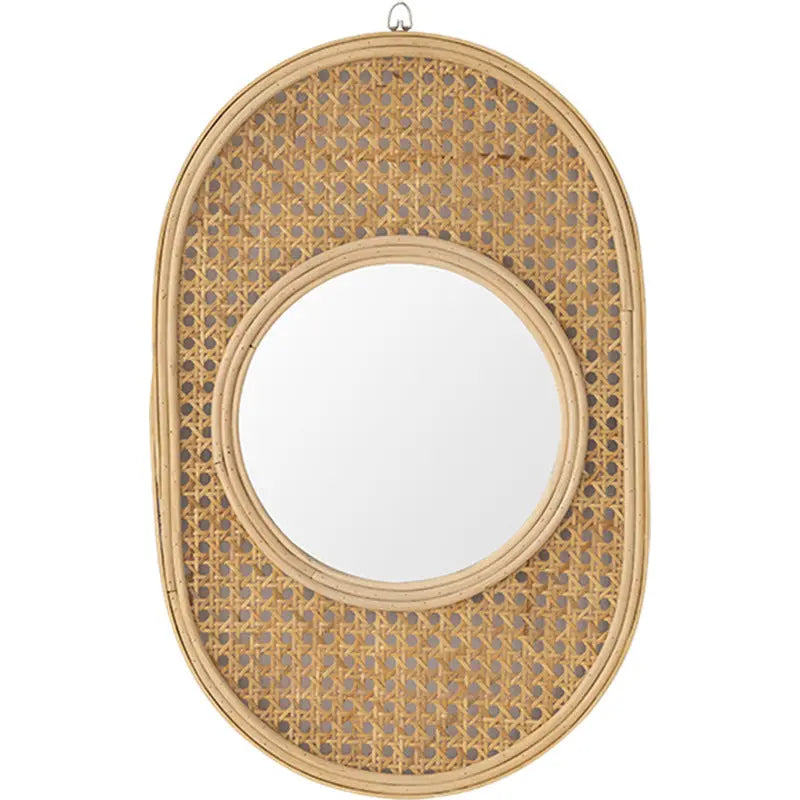 Rattan decorative mirror Londecor