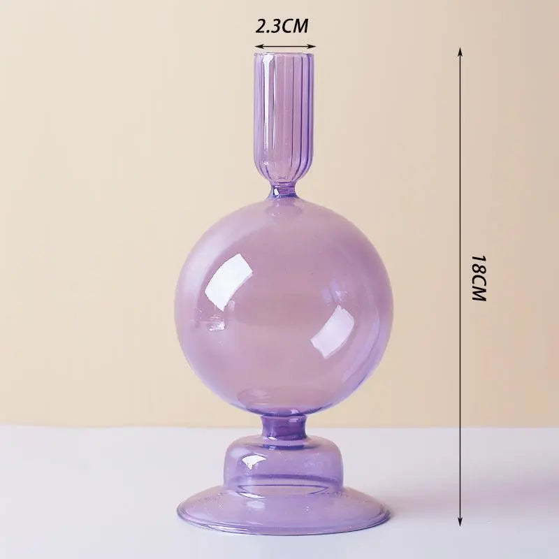 Glass Candle Holder Decoration - Londecor