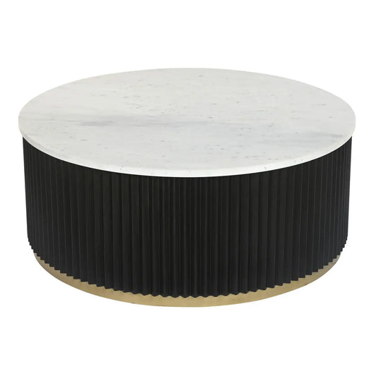 Centre Table DKD Home Decor Metal Marble (80 x 80 x 40 cm)-0