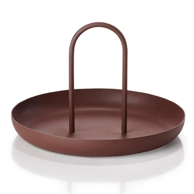 Round Tray with Handle. - Londecor