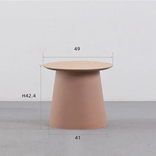 Simple Solid Round Coffee Table - Londecor