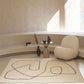 Japanese and Korean Style Geometric Abstraction Carpet - Luxurious Collection Londecor