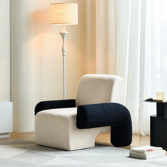 Lamb Wool LivingRoom Sofa Chair Londecor