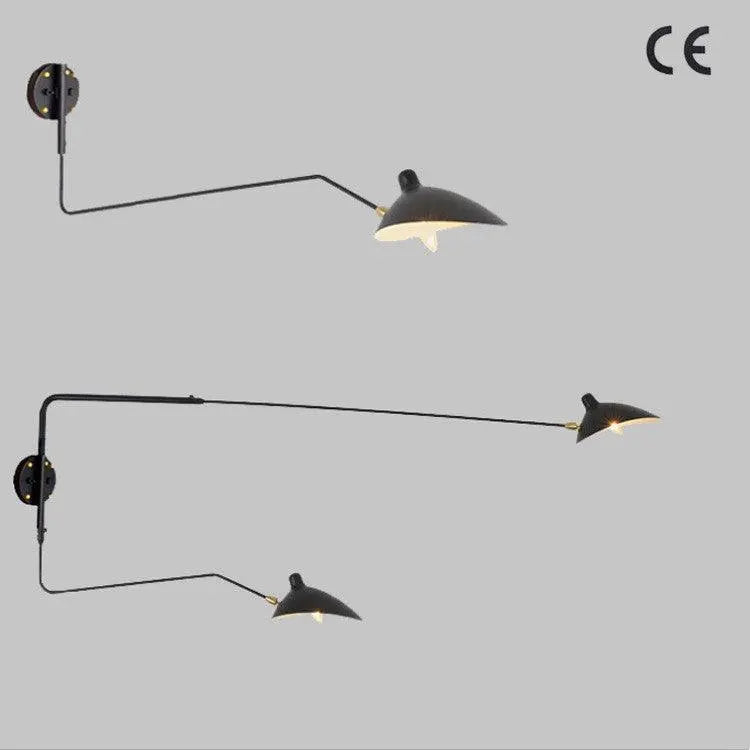 Creative Designer Rocker Arm Wrought Iron Duckbill Wall Lamp - Londecor