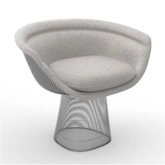Lovise Wire Lounge Chair - Light Grey Cashmere-0