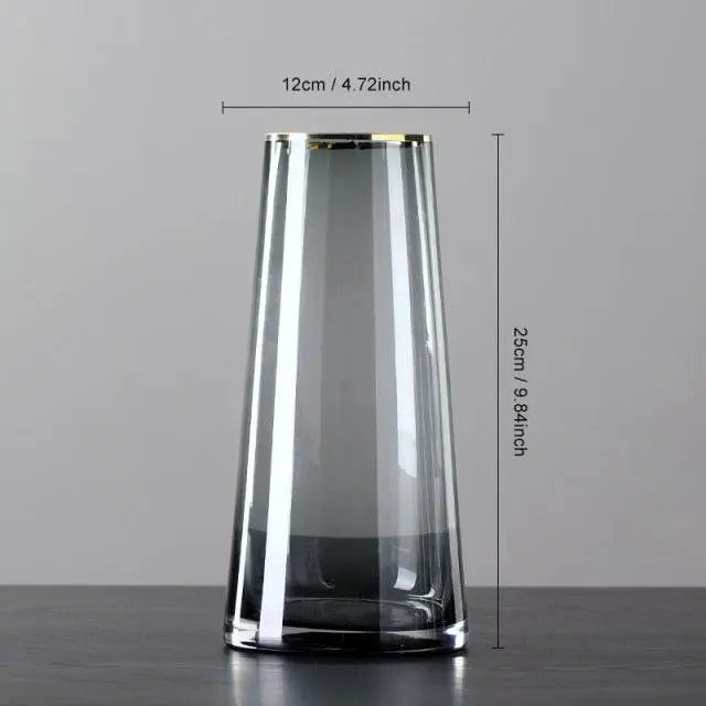 Glass Vase Creative Transparent Vase - Londecor