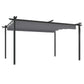 Garden Gazebo with Retractable Roof 4x3 m Anthracite Londecor