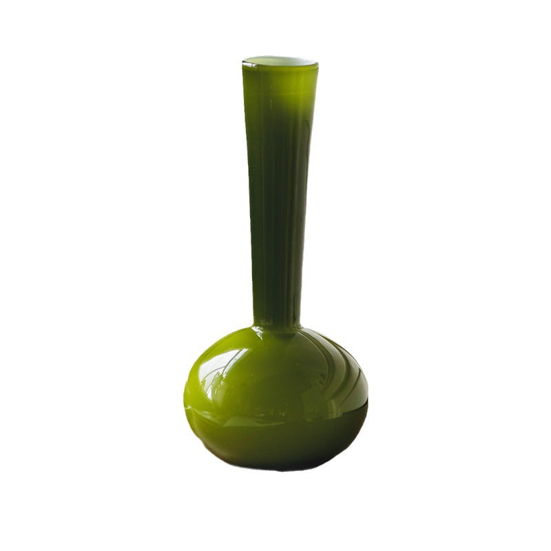 French Antique Glass Vase Londecor